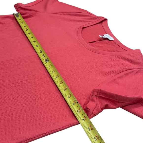 Jessica Simpson Pink Textured Midi Summer Spring Dress Women’s Size XL - Picture 10 of 12